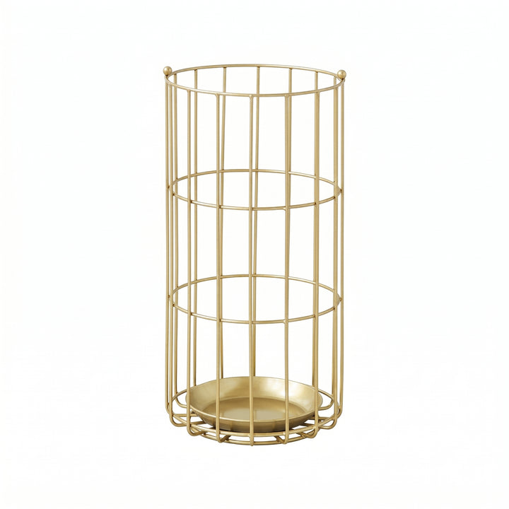 Stainless Steel Umbrella Stand with Open Cage Frame