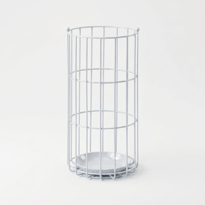 Stainless Steel Umbrella Stand with Open Cage Frame