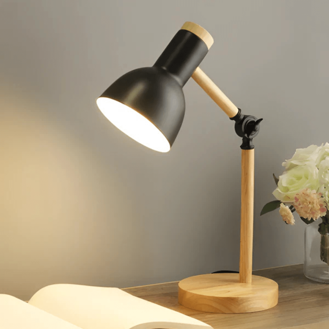 Adjustable LED Three - Colour Table Lamp - Table Lamp - Black - Seravelle Home