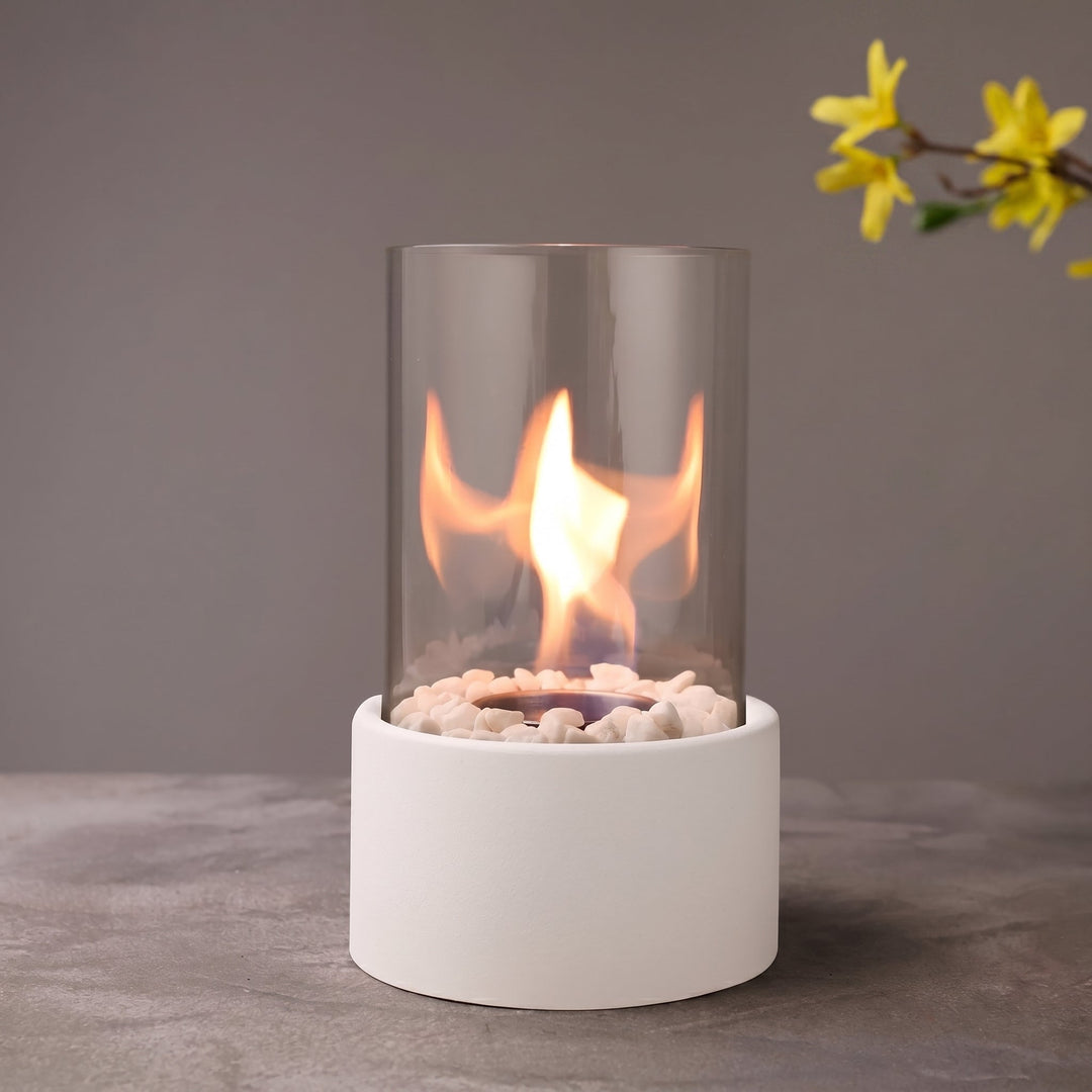 Atmospheric Oil Lamp for Cozy Living Spaces - Table Lamp - White - Seravelle Home