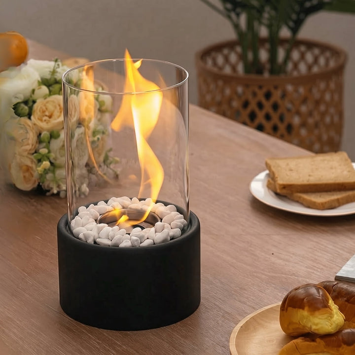 Atmospheric Oil Lamp for Cozy Living Spaces - Table Lamp - Black - Seravelle Home