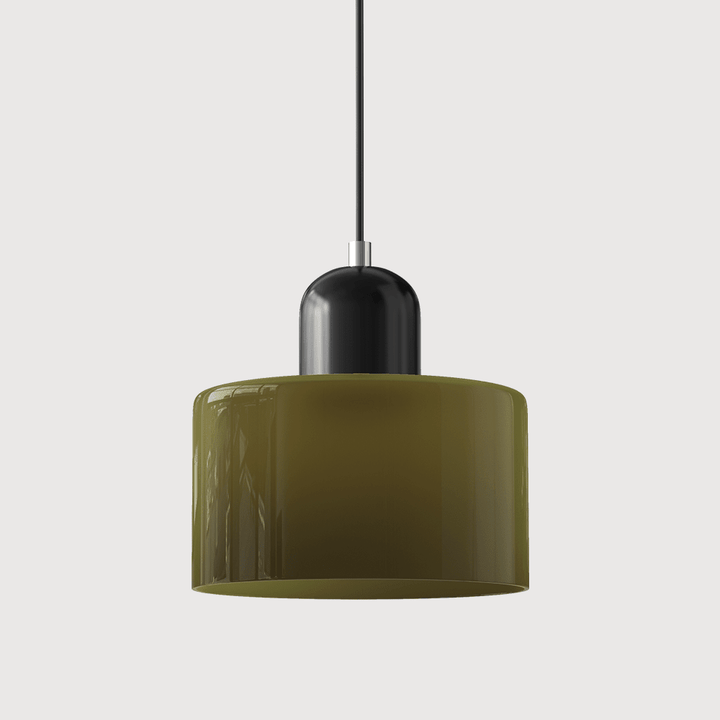 Bauhaus Coloured Glass Pendant Light Modern Design - Pendant Light - Light Green - Seravelle Home