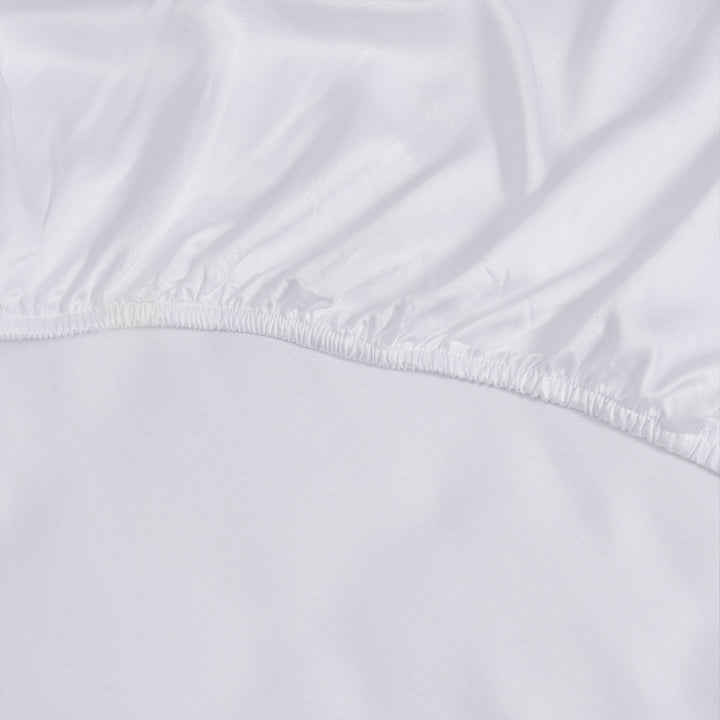 Bedding Set with Fitted Sheet and Two Pillowcases - Bedroom - White - Seravelle Home