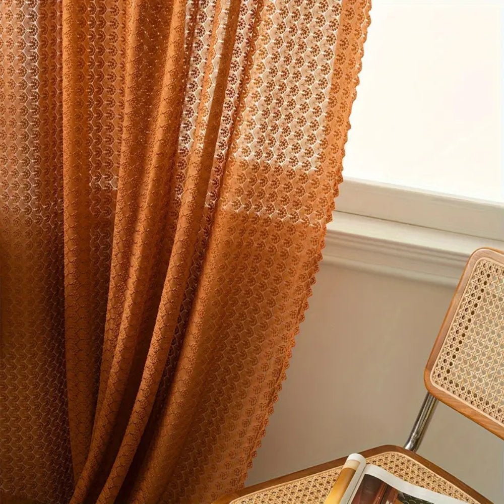 Boho - Style Crochet Curtain for Living and Bedrooms - Curtain - 100x150 cm - Seravelle Home