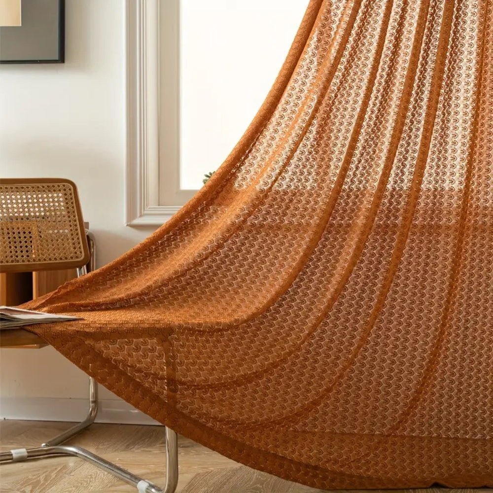 Boho - Style Crochet Curtain for Living and Bedrooms - Curtain - 100x150 cm - Seravelle Home
