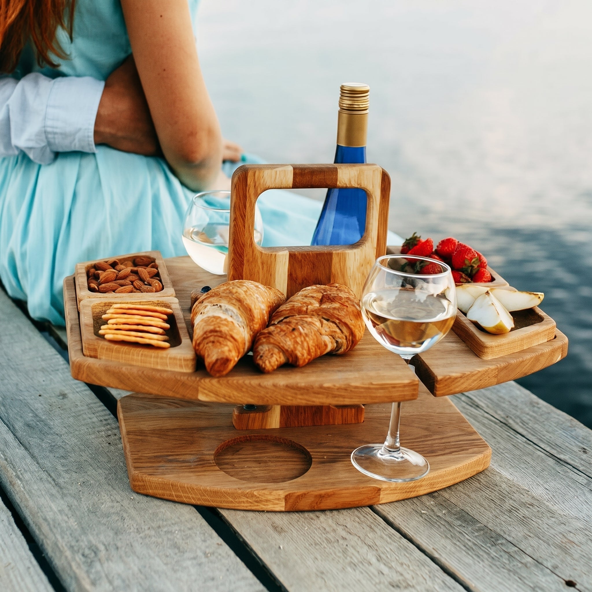 Caddy – Wine & Aperitif Table for Outdoor Use - Aperitif Table - Seravelle Home