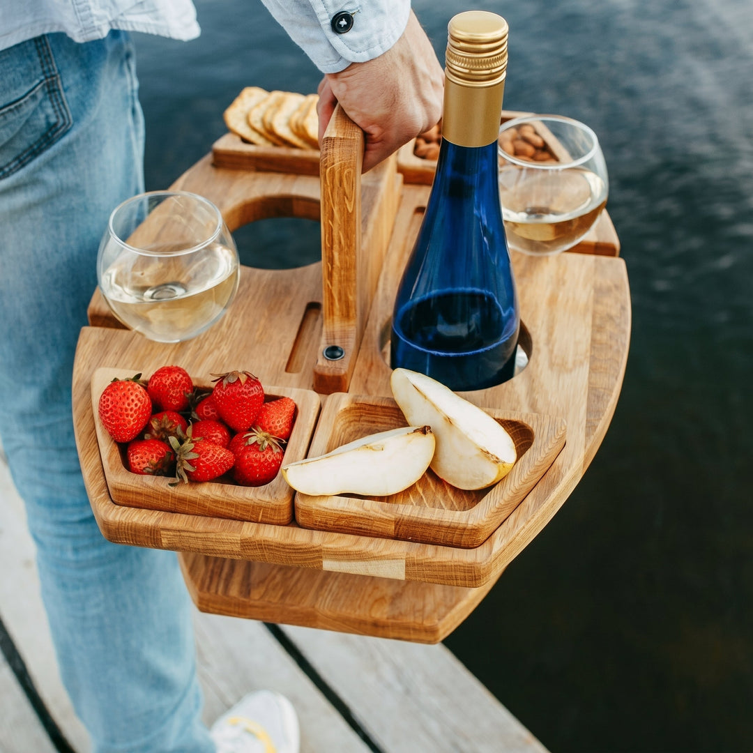 Caddy – Wine & Aperitif Table for Outdoor Use - Aperitif Table - Seravelle Home