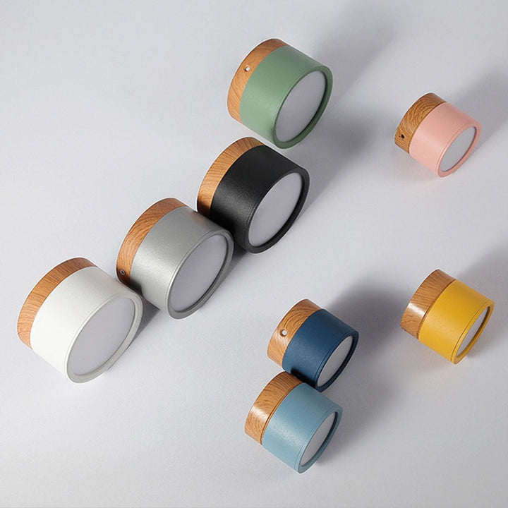 Ceiling Light in Minimalist Cylinder Design - Ceiling Light - Dark Blue - Seravelle Home