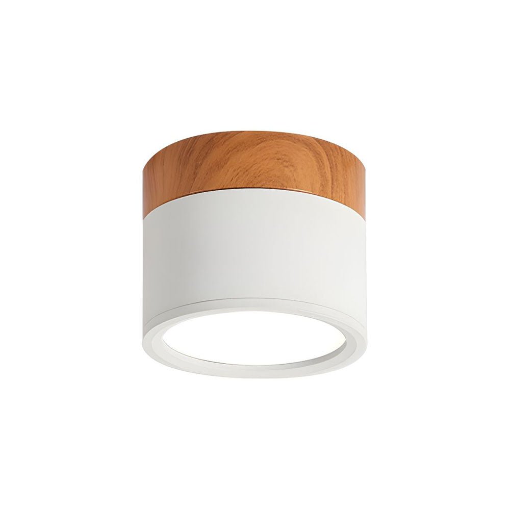 Ceiling Light in Minimalist Cylinder Design - Ceiling Light - White - Seravelle Home