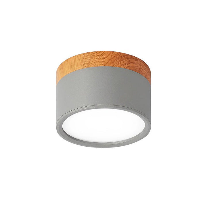 Ceiling Light in Minimalist Cylinder Design - Ceiling Light - Grey - Seravelle Home
