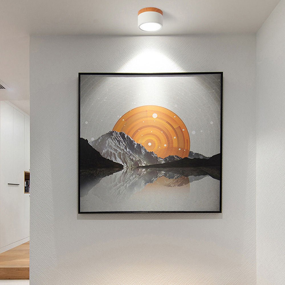 Ceiling Light in Minimalist Cylinder Design - Ceiling Light - Dark Blue - Seravelle Home