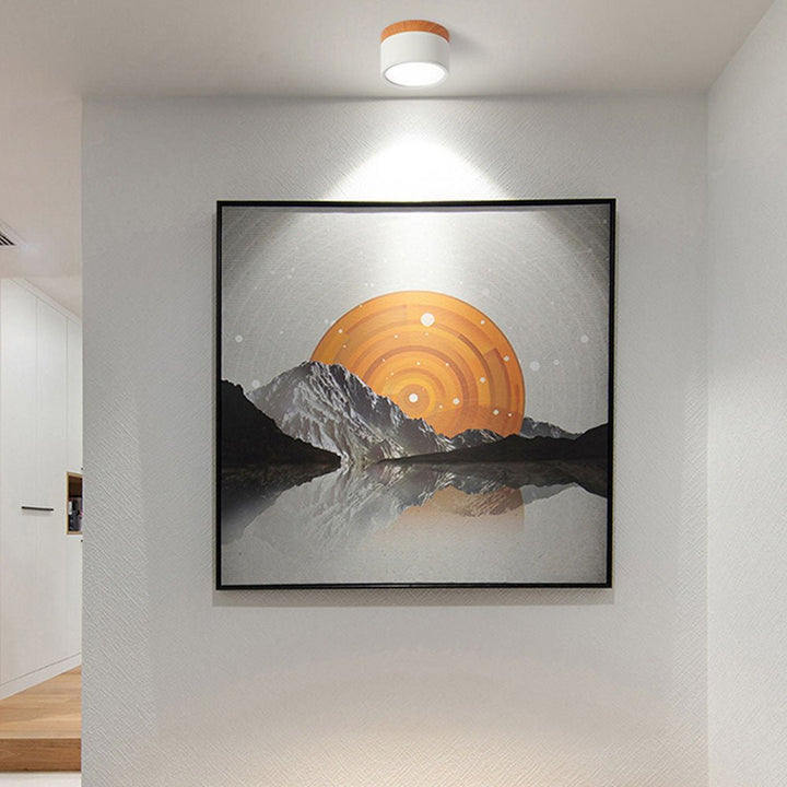 Ceiling Light in Minimalist Cylinder Design - Ceiling Light - Dark Blue - Seravelle Home