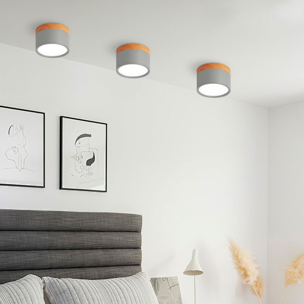 Ceiling Light in Minimalist Cylinder Design - Ceiling Light - Dark Blue - Seravelle Home
