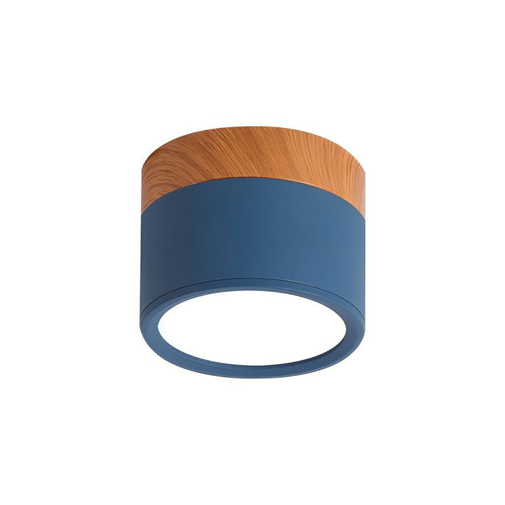 Ceiling Light in Minimalist Cylinder Design - Ceiling Light - Dark Blue - Seravelle Home