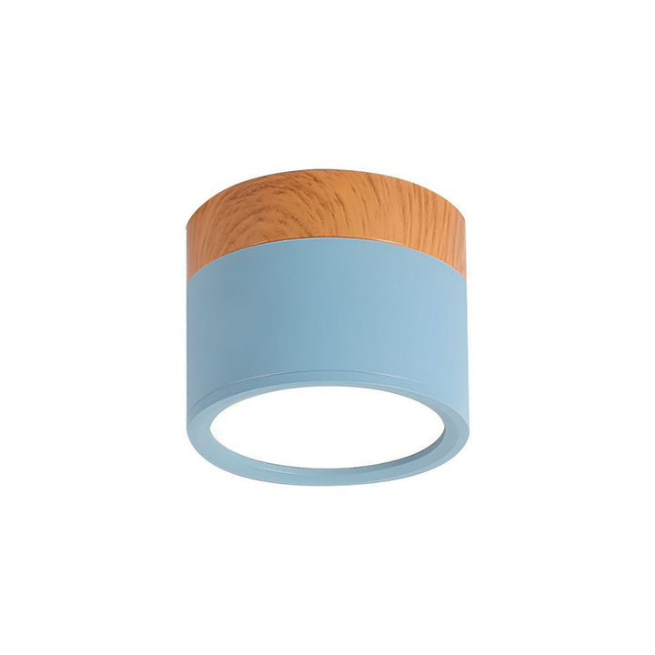 Ceiling Light in Minimalist Cylinder Design - Ceiling Light - Blue - Seravelle Home