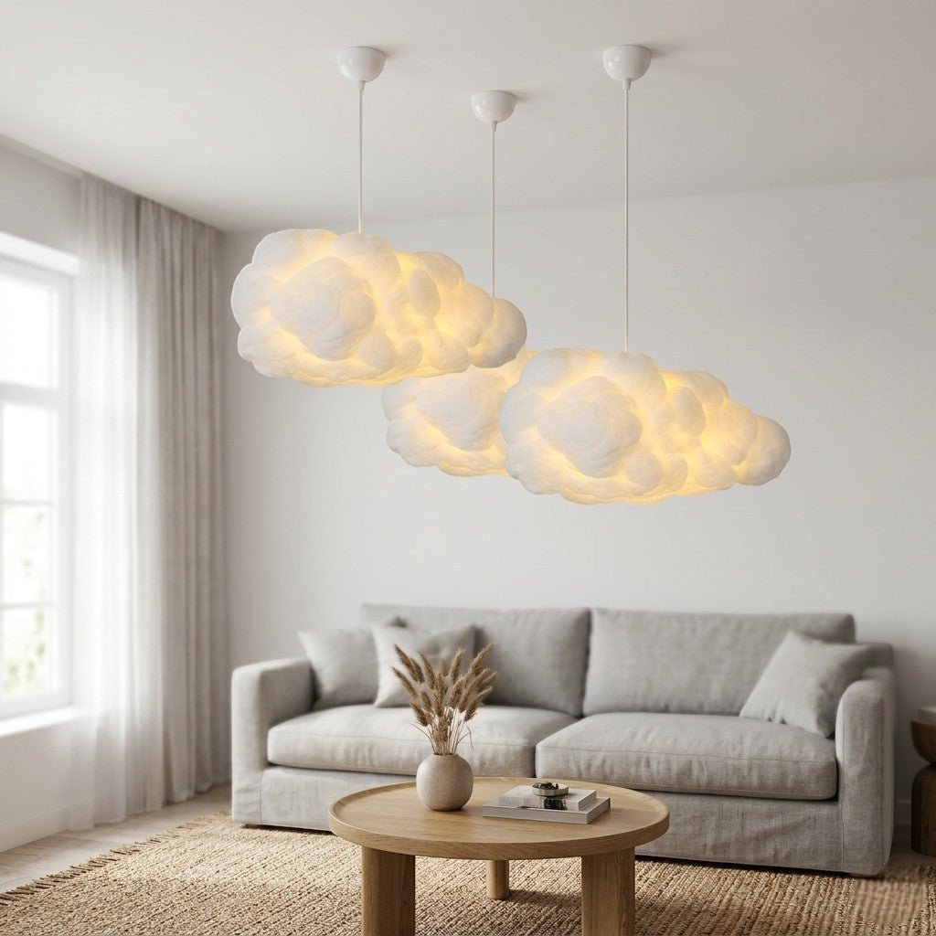 Cloud Ceiling Light in Modern Design - Ceiling Light - White - Seravelle Home