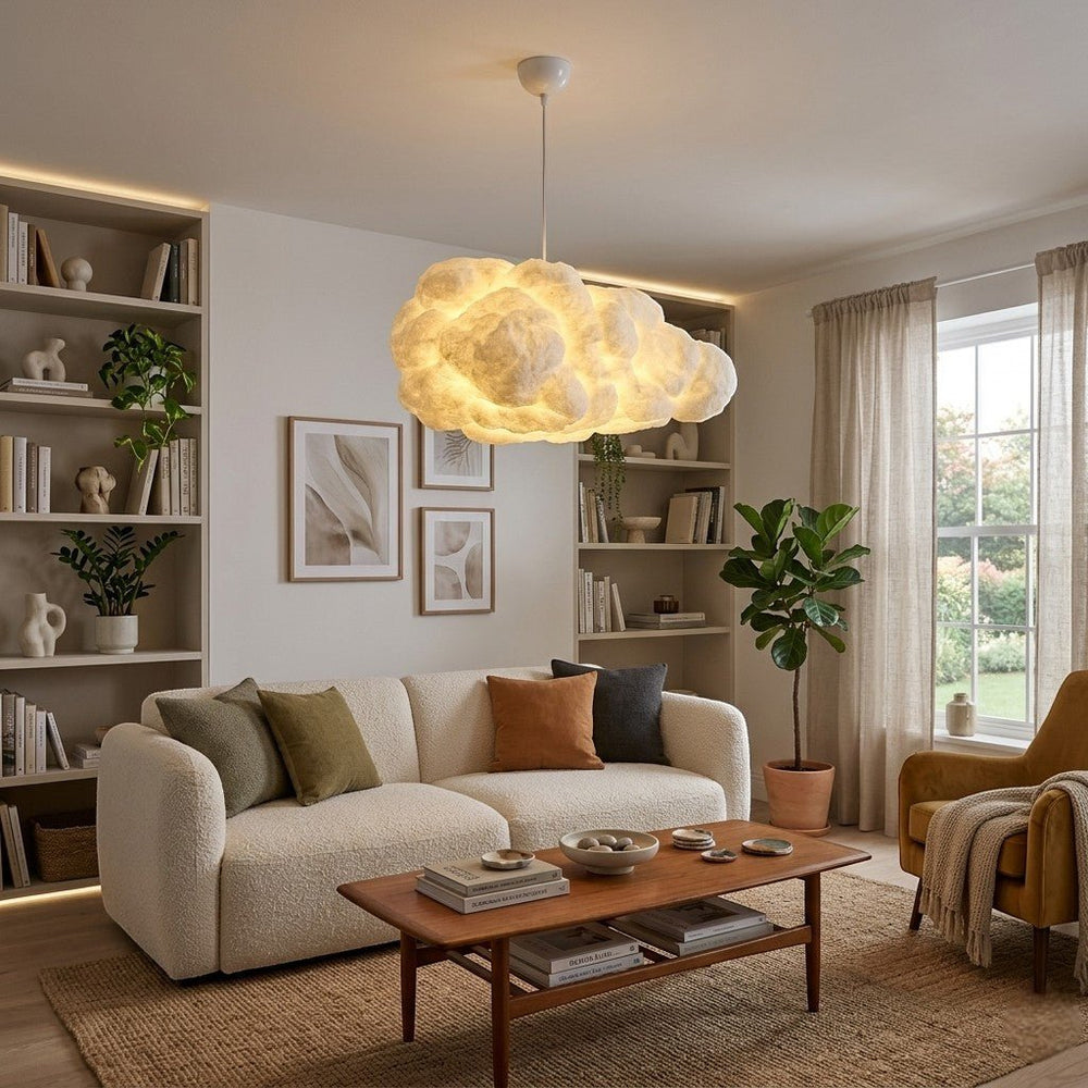 Cloud Ceiling Light in Modern Design - Ceiling Light - White - Seravelle Home