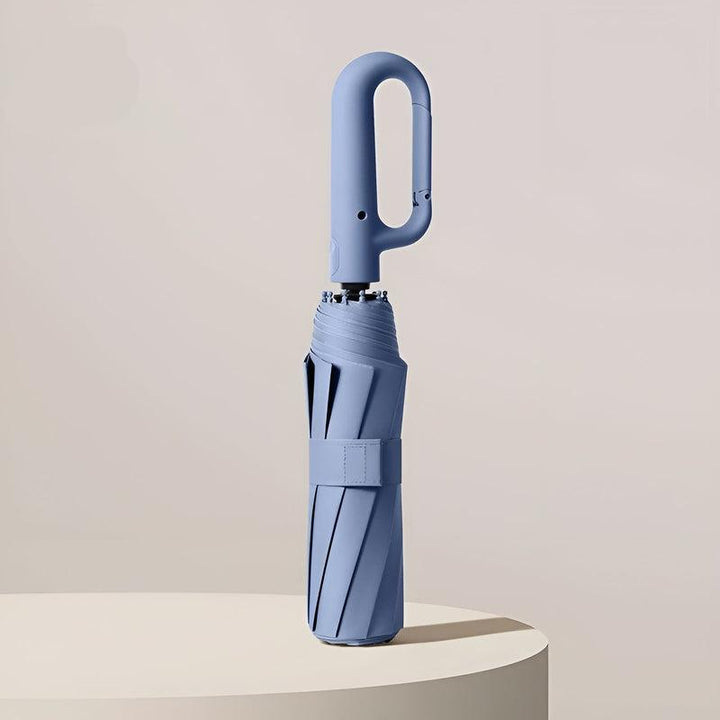 Compact Umbrella with Practical Ring Handle - Umbrella - Navy Blue - Seravelle Home
