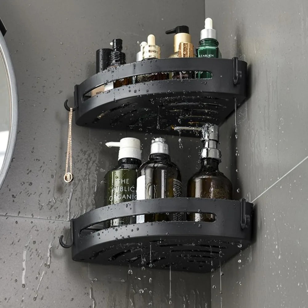Corner Shower Shelf Without Drilling - Corner Shelf - Seravelle Home