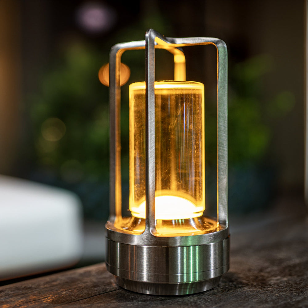 Crystal Table Lamp for Wireless Accent Lighting - Table Lamp - Silver - Seravelle Home