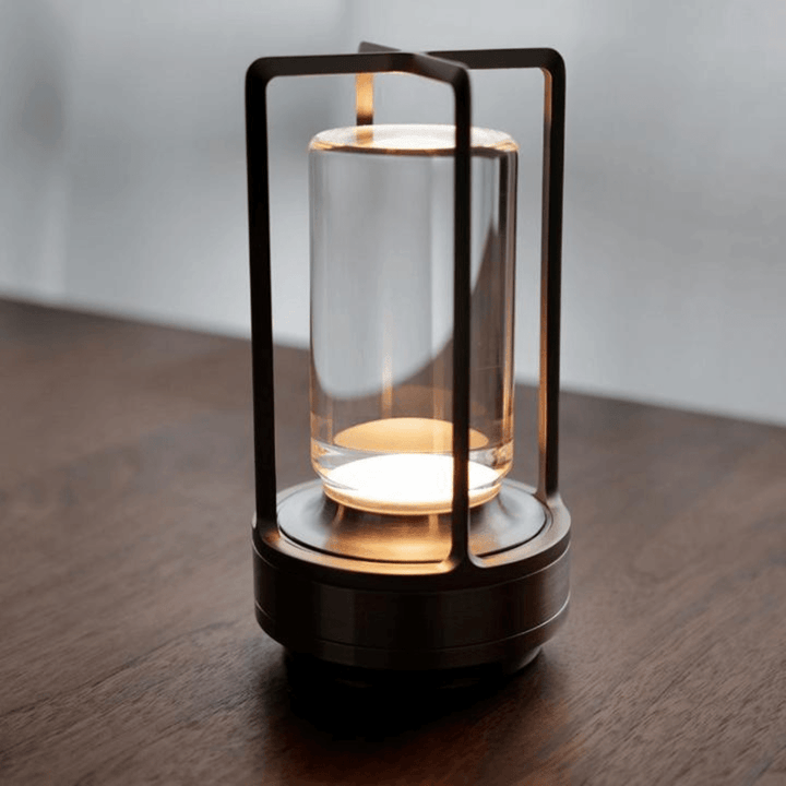 Crystal Table Lamp for Wireless Accent Lighting - Table Lamp - Black - Seravelle Home
