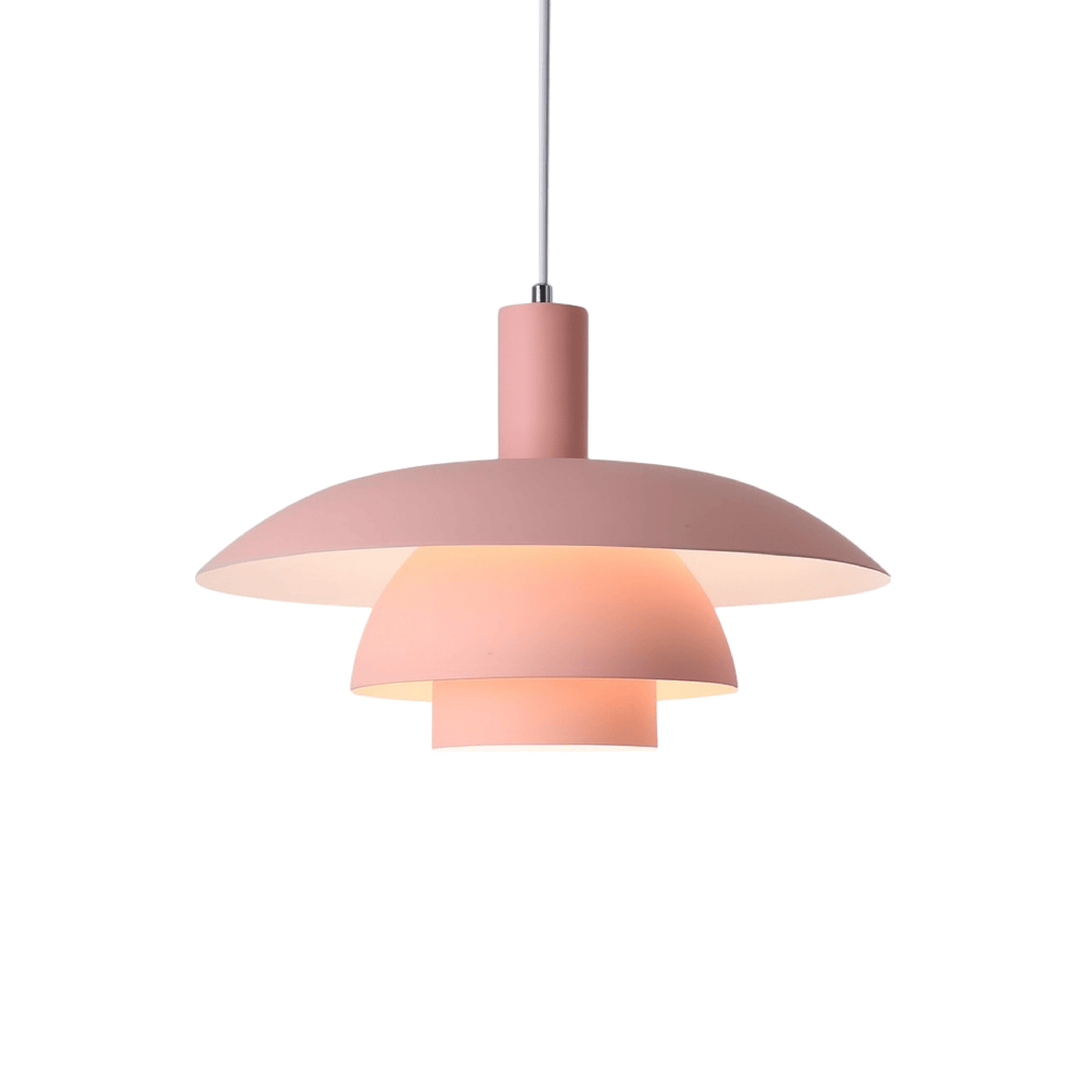 Danish Style LED Pendant Light Modern Design - Pendant Light - Pink - Seravelle Home