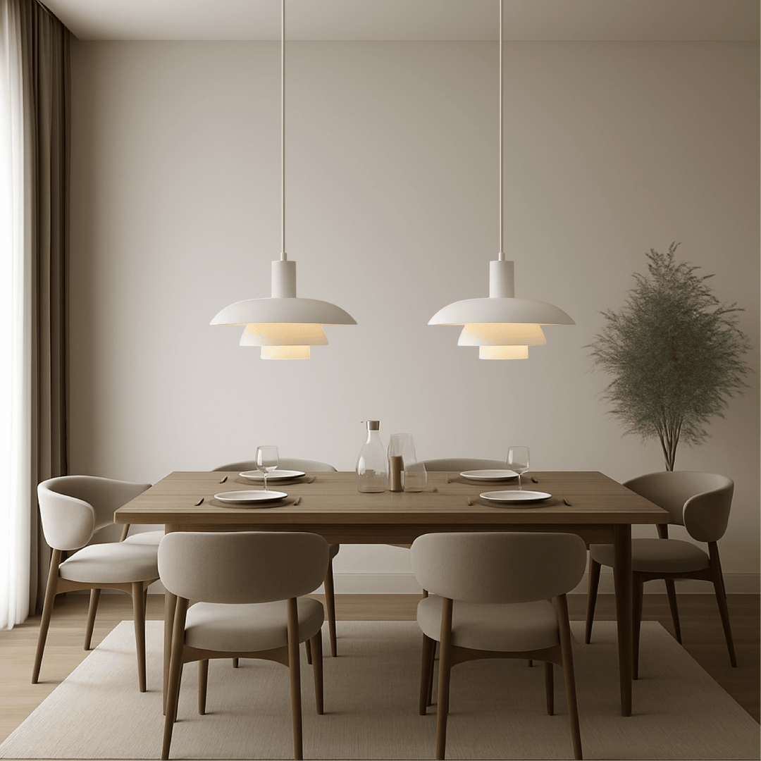 Danish Style LED Pendant Light Modern Design - Pendant Light - Black - Seravelle Home