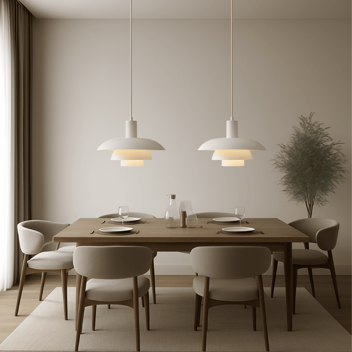 Danish Style LED Pendant Light Modern Design - Pendant Light - Black - Seravelle Home