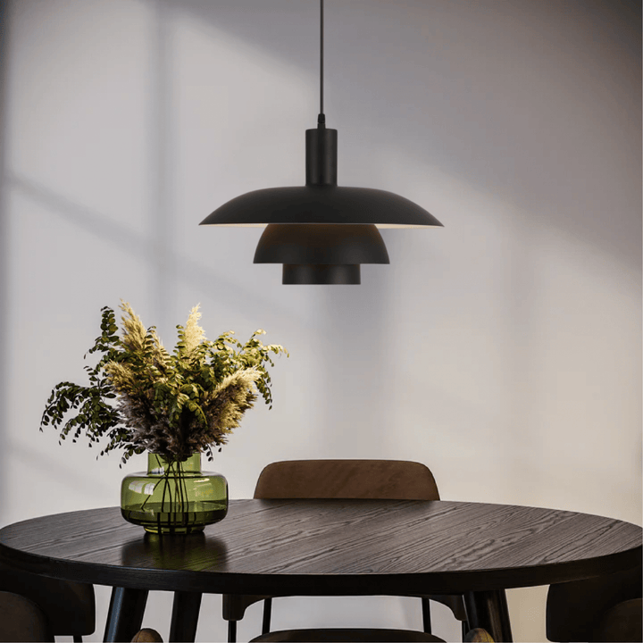 Danish Style LED Pendant Light Modern Design - Pendant Light - Black - Seravelle Home