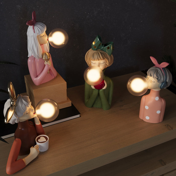 Decorative Table Lamp in Artistic Figure Design - Table Lamp - Rosie - Seravelle Home