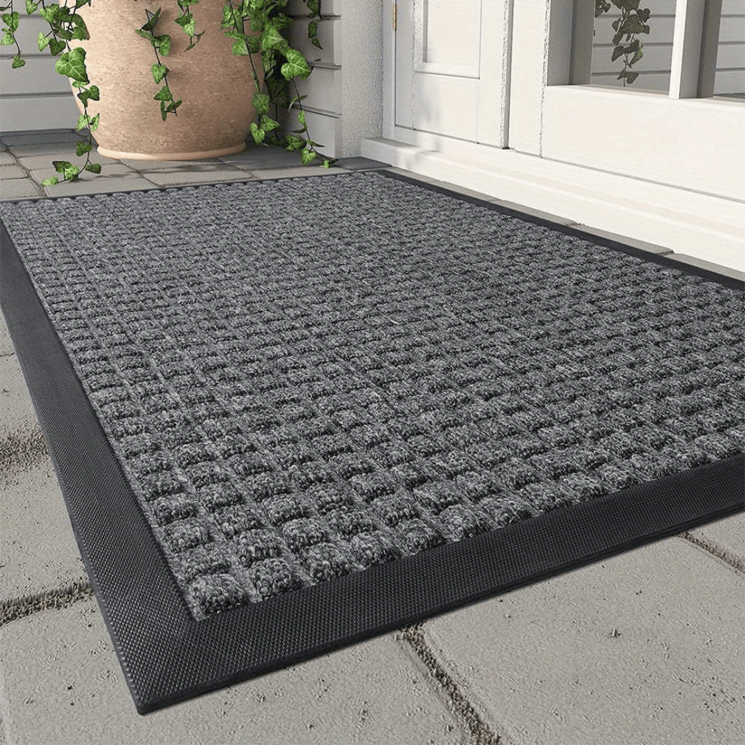 Doormat with Structured Surface - Doormat - Grey - Seravelle Home
