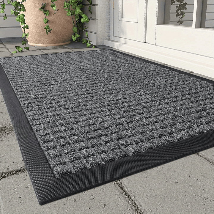Doormat with Structured Surface - Doormat - Grey - Seravelle Home
