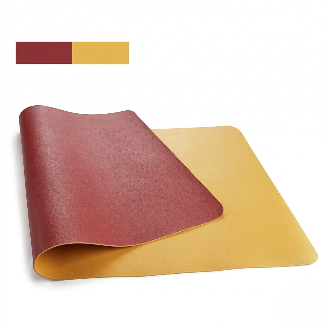 Double - Sided Desk Mat - Desk Mat - Red - Seravelle Home