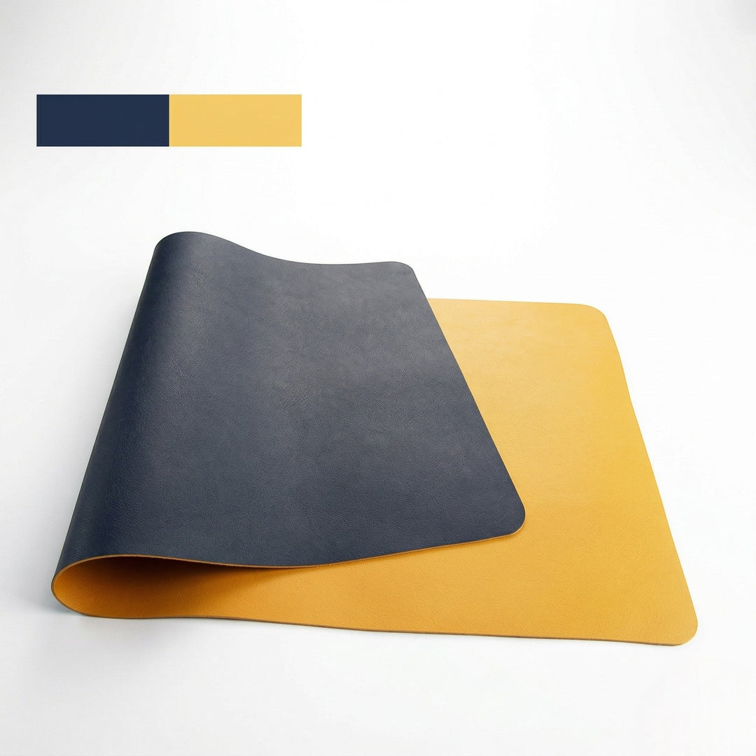 Double - Sided Desk Mat - Desk Mat - Yellow - Seravelle Home