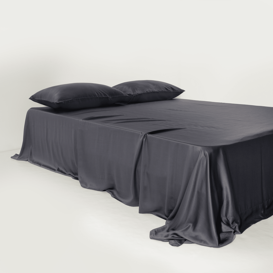 Flat Sheet Without Fitted Corners With Breathable Surface - Bedroom - Grey - Seravelle Home