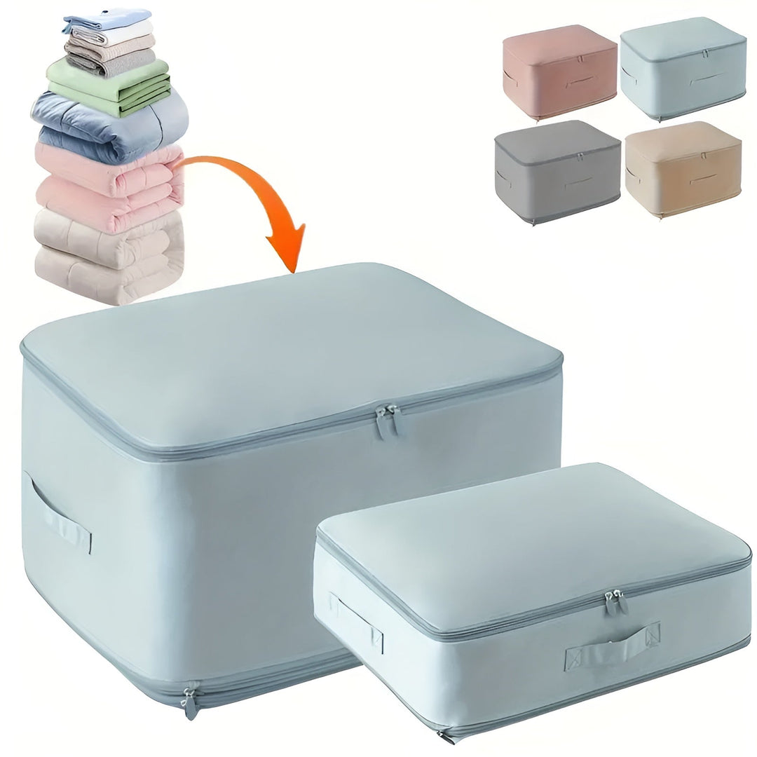 Foldable Compression Storage Bag - Bedroom - Blue - Seravelle Home
