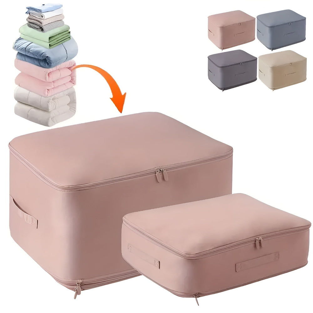 Foldable Compression Storage Bag - Bedroom - Pink - Seravelle Home