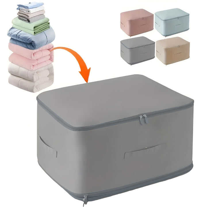 Foldable Compression Storage Bag - Bedroom - Grey - Seravelle Home