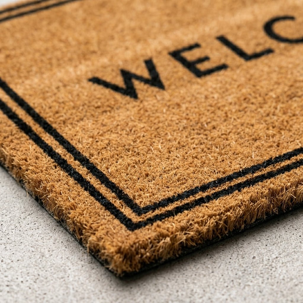 Front Mat with Welcome Inscription - Doormat - Seravelle Home