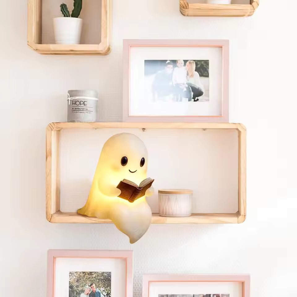 Ghost Night Light Reading Figure Decorative Light - Table Lamp - Seravelle Home