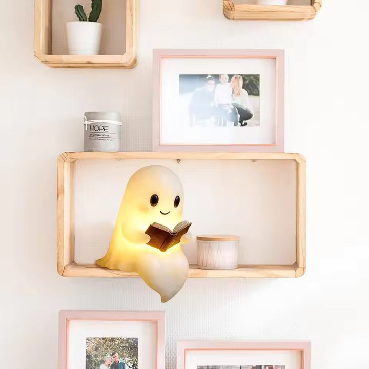 Ghost Night Light Reading Figure Decorative Light - Table Lamp - Seravelle Home