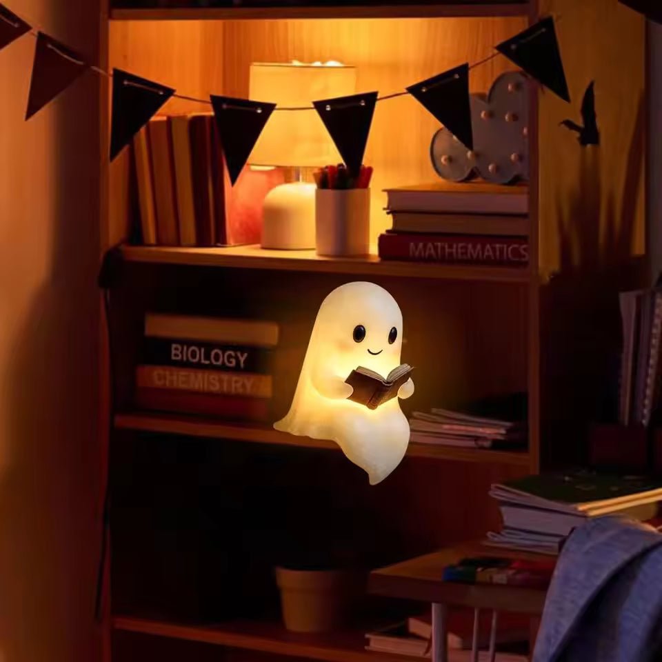 Ghost Night Light Reading Figure Decorative Light - Table Lamp - Seravelle Home