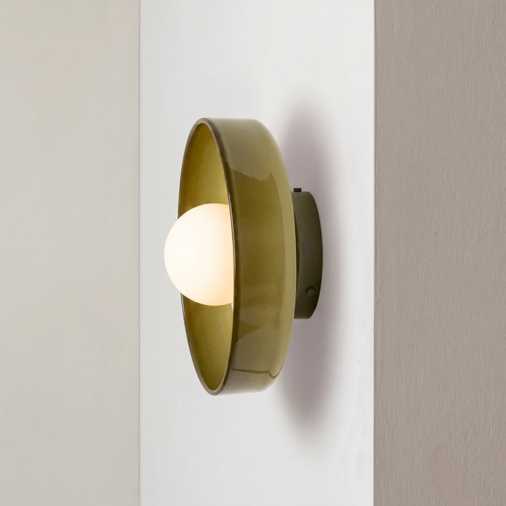 Glass Ceiling Light in Nordic Style - Ceiling Light - Green - Seravelle Home