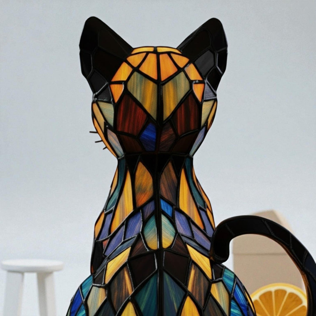 Handmade LED Cat Lamp for Coziness & Gifts - LED Table Lamp - Seravelle Home