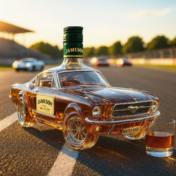 Whiskey Decanter in Mustang Design for Stylish Serving