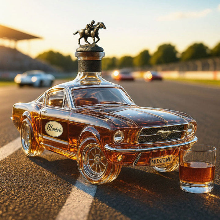 Whiskey Decanter in Mustang Design for Stylish Serving