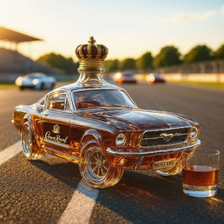 Whiskey Decanter in Mustang Design for Stylish Serving