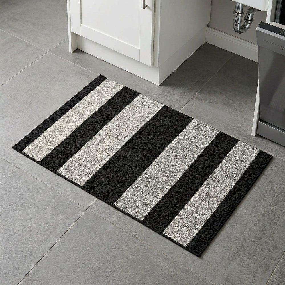 Indoor Anti - Slip Mat with Striped Pattern - Fußmatte - 50 x 80 cm - Seravelle Home