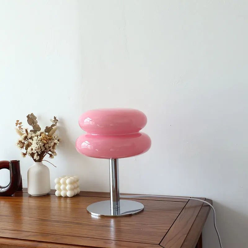 Italian Bauhaus Table Lamp for Modern Living - Table Lamp - Pink - Seravelle Home