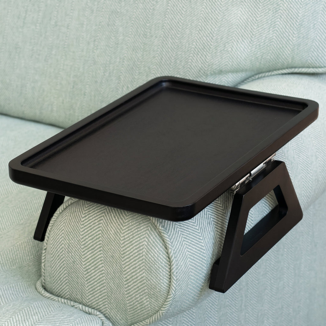 Folding Sofa Tray with Armrest Attachment